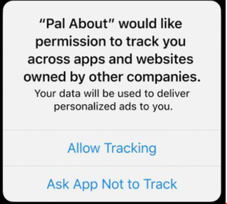 IDFA app tracking transparency consent apple iOS14